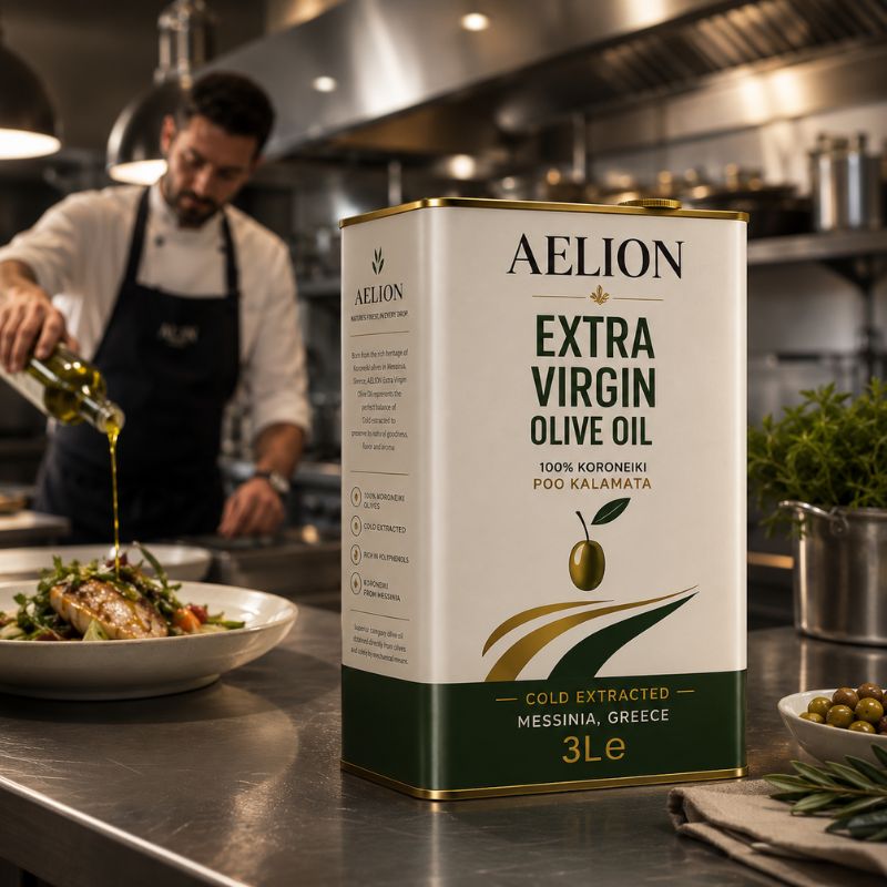 AELION Extra Virgin Olive Oil 3L Tin
